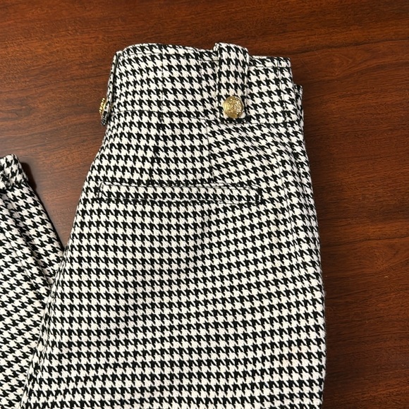 Derek Lam 10 Crosby Flared Houndstooth Pants - Picture 8 of 15